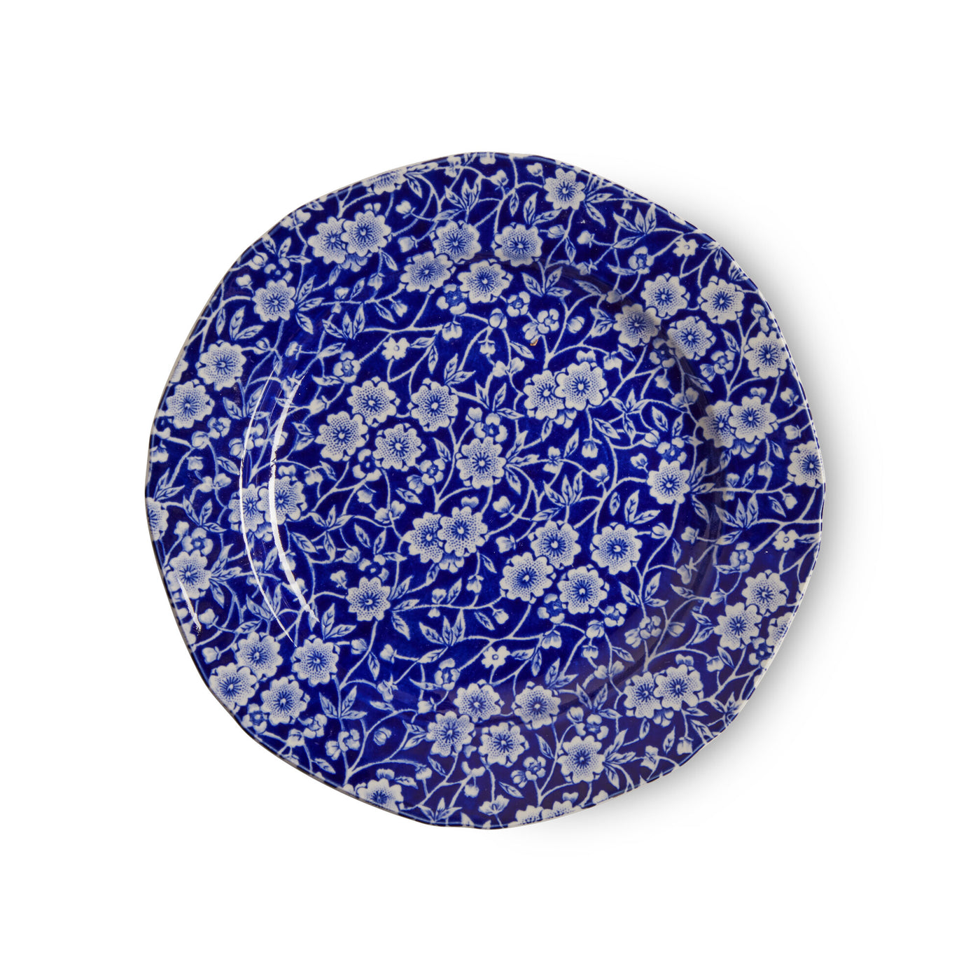 Burleigh Blue Calico Plate 19cm/7.5