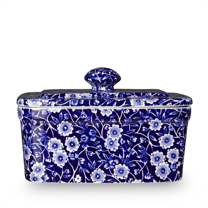 Blue Calico Butter Dish 400g/1lb