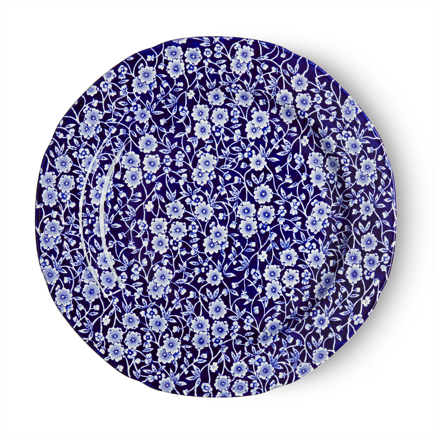 Burleigh Blue Calico Plate 26.5cm/10.5