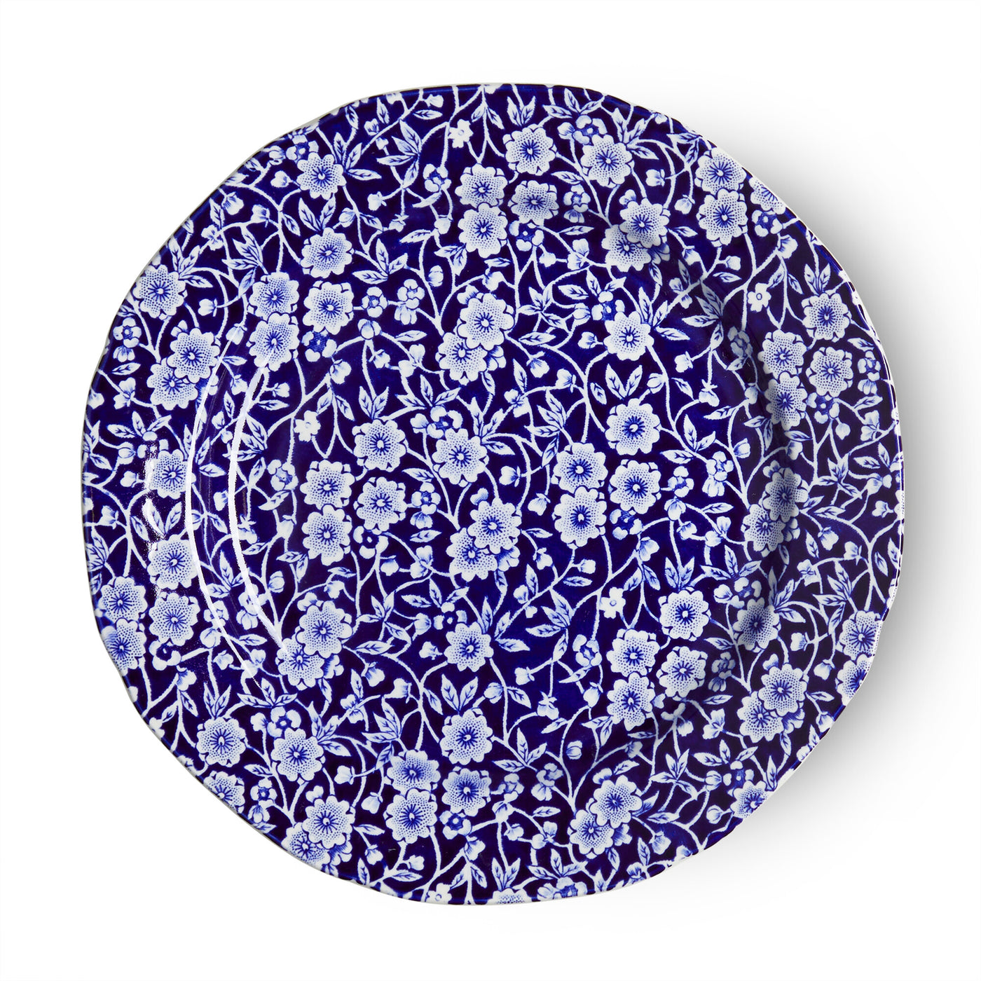 Burleigh Blue Calico Plate 21.5cm/8.5