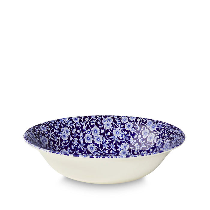 Blue Calico Pudding/Soup Bowl 20.5cm/8