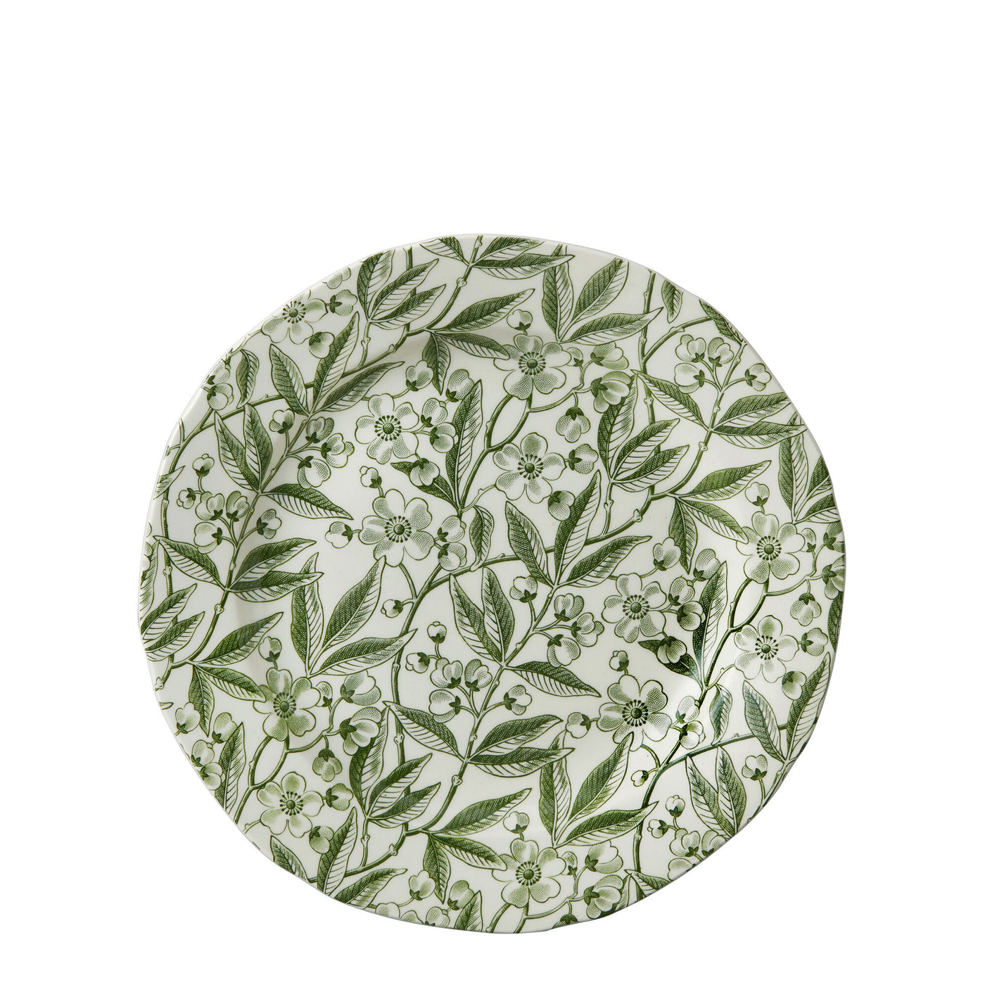 Green Prunus Plate 21.5cm/8.5"