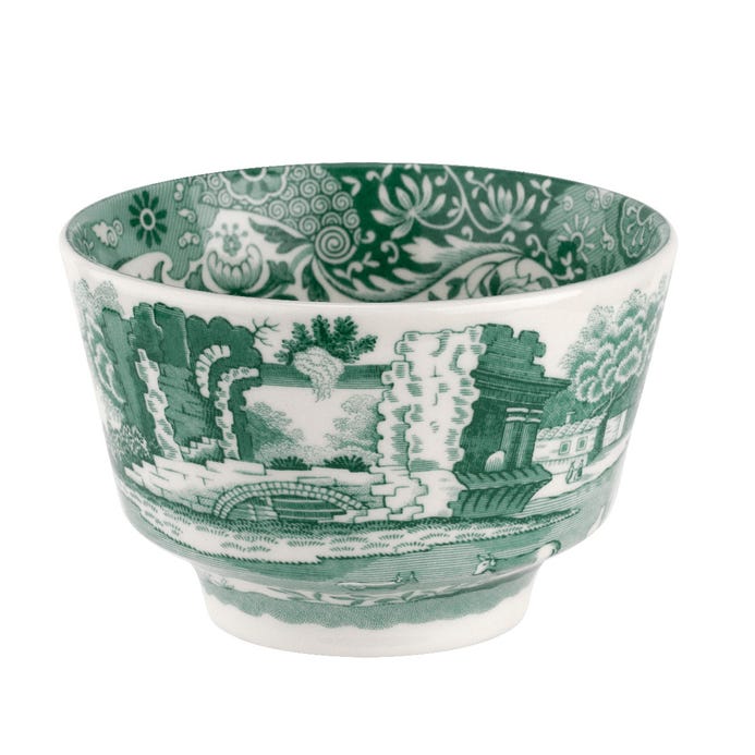 Spode Green Italian Sugar Bowl