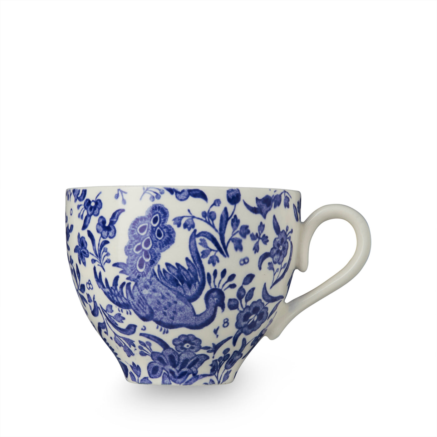 Burleigh Blue Regal Peacock Tea Cup 187ml/1/3pt