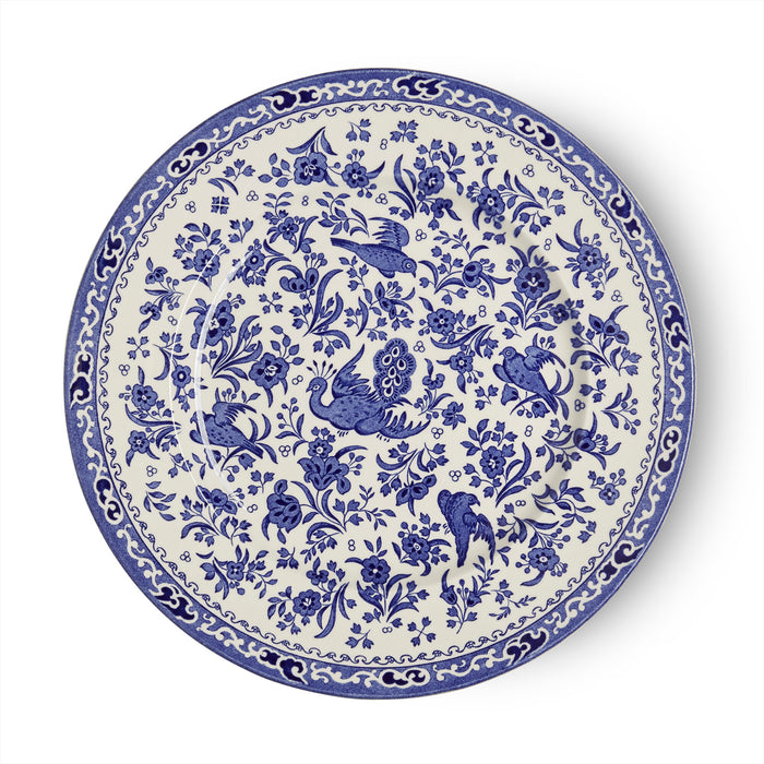 Blue Regal Peacock Plate 25cm/10 x4