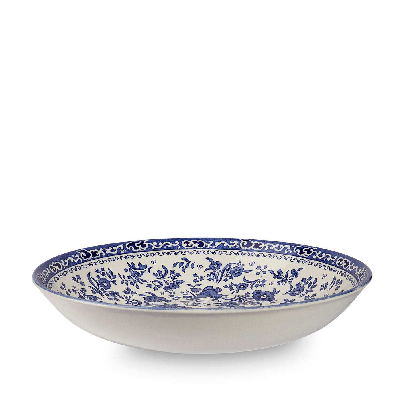 Burleigh Blue Regal Peacock Pasta Bowl 23cm/9"