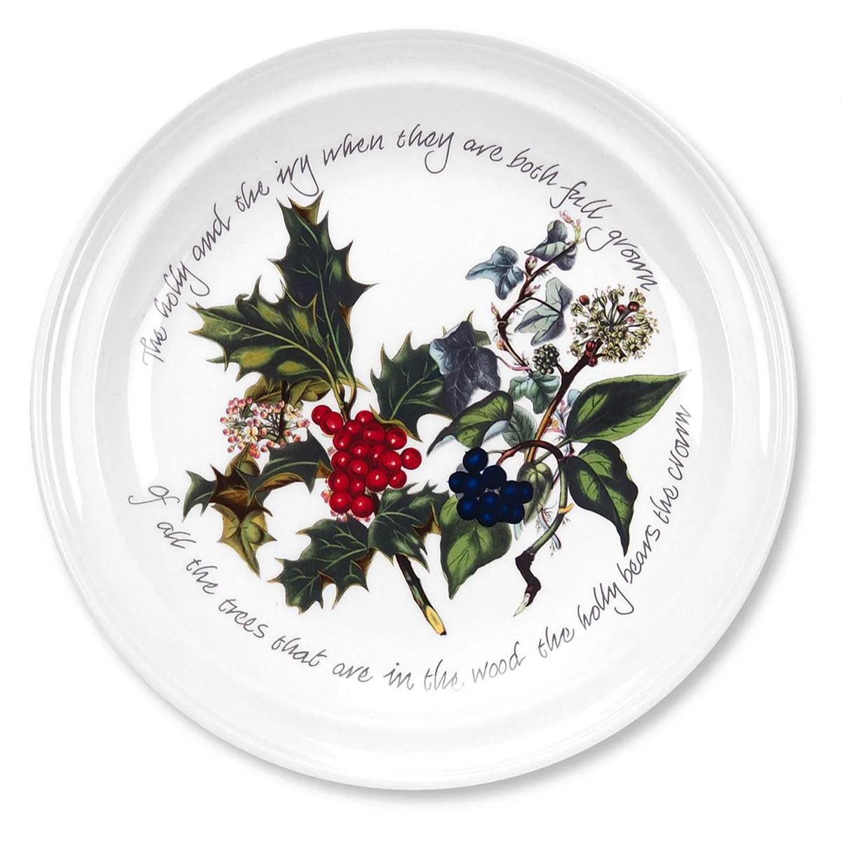 The Holly and the Ivy Set of 6 Dinner Plates