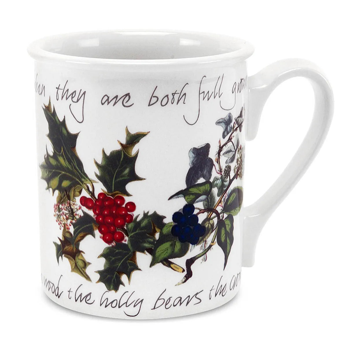 The Holly and the Ivy Breakfast Mug