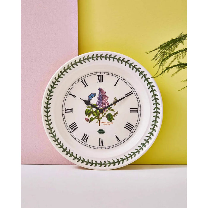 Botanic Garden Lilac Wall Clock