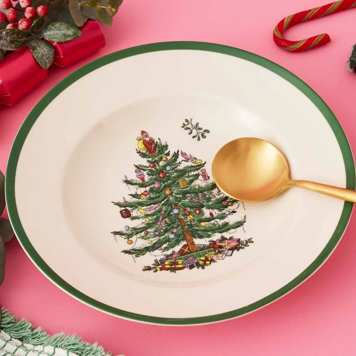 Christmas Tree Soup Plate 23cm