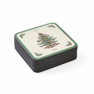 Christmas Tree Set of 6 Coasters