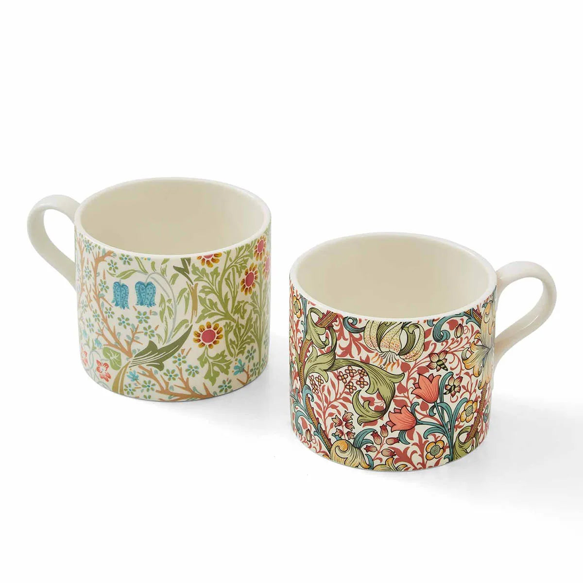 Morris & Co. Blackthorn and Golden Lily Mugs