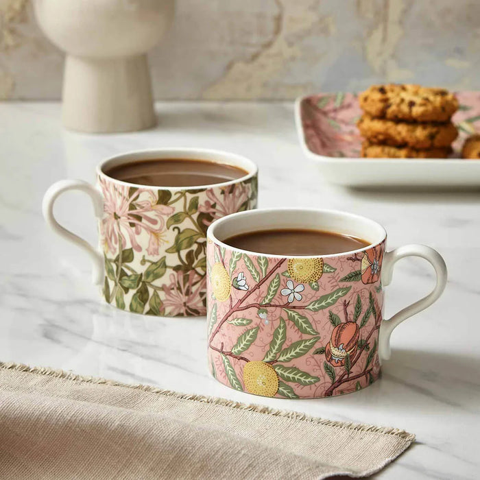 Morris & Co. Fruit & Honeysuckle Mugs