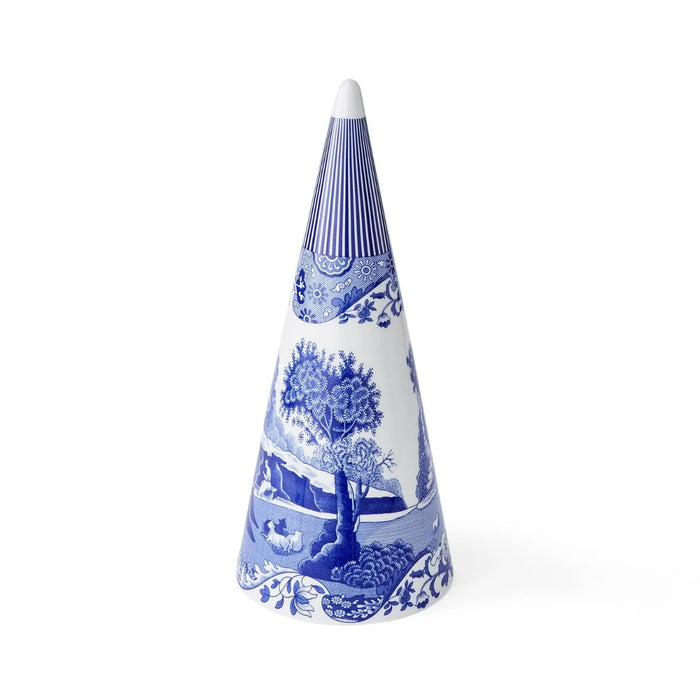 Blue Italian Large Decorative Cone