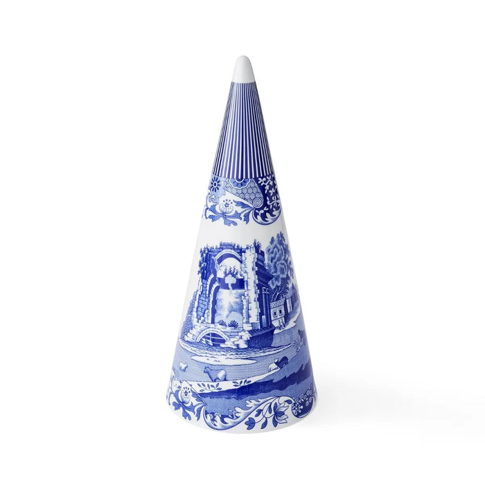 Blue Italian Large Decorative Cone