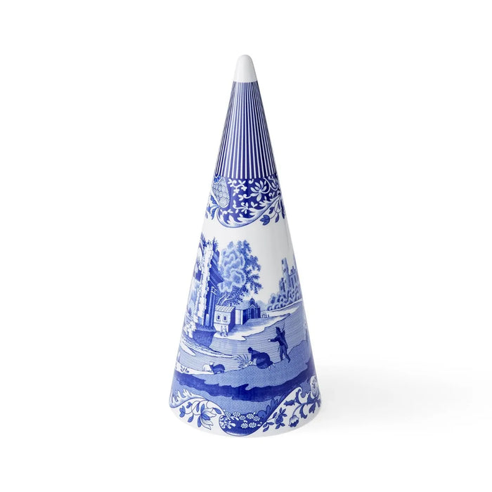 Blue Italian Large Decorative Cone