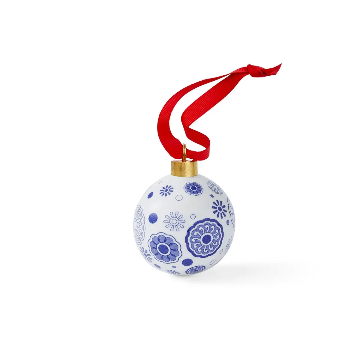 Spode Blue Italian Spokes Bauble