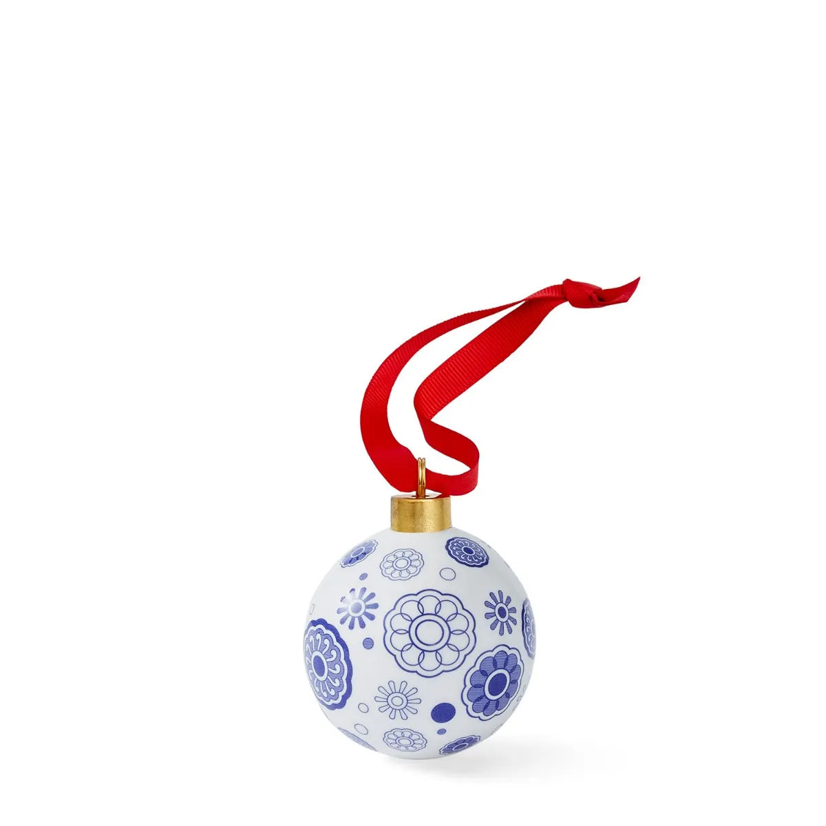 Spode Blue Italian Spokes Bauble