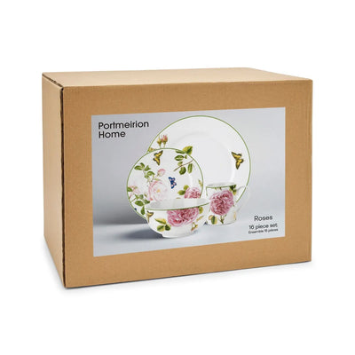 Portmeirion Home 16 Piece Set, Roses