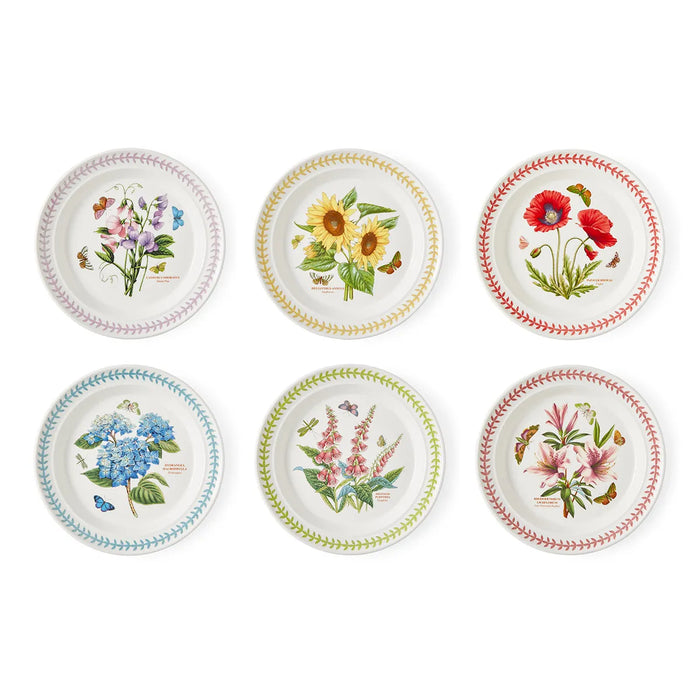 Botanic Garden Meadow Set of 6 Dinner Plates, Assorted