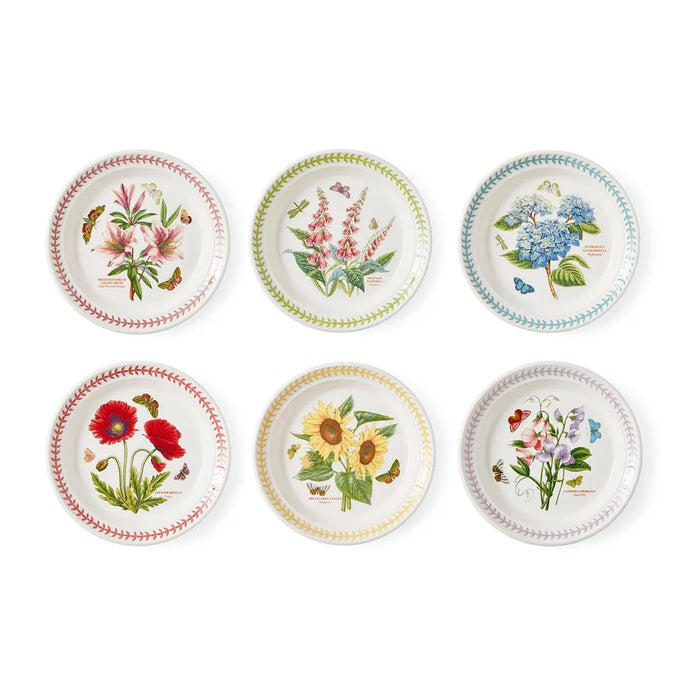 Botanic Garden Meadow Set of 6 Small Dinner Plates, Assorted