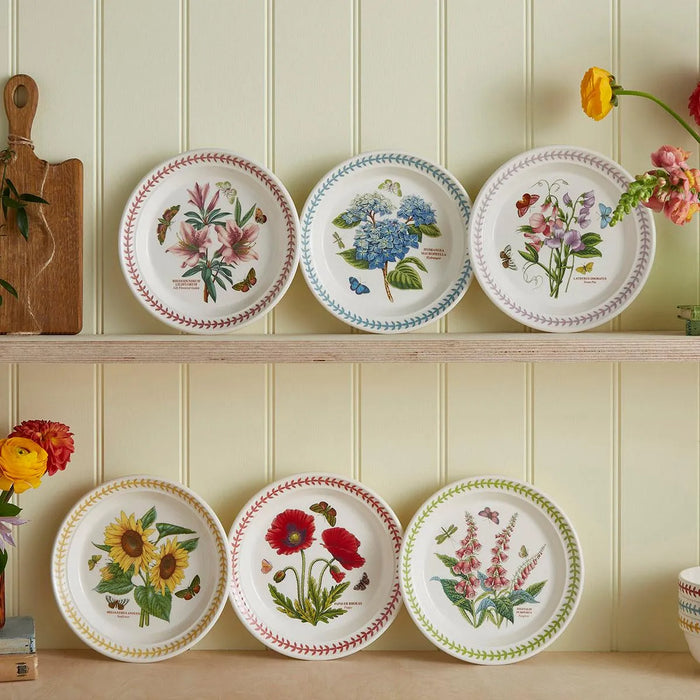 Botanic Garden Meadow Set of 6 Small Dinner Plates, Assorted