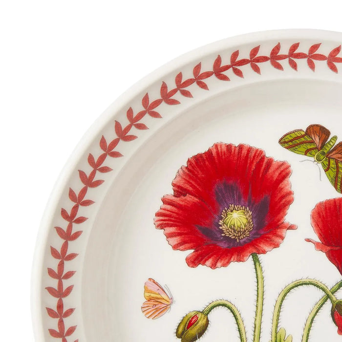 Botanic Garden Meadow Small Dinner Plate, Poppy