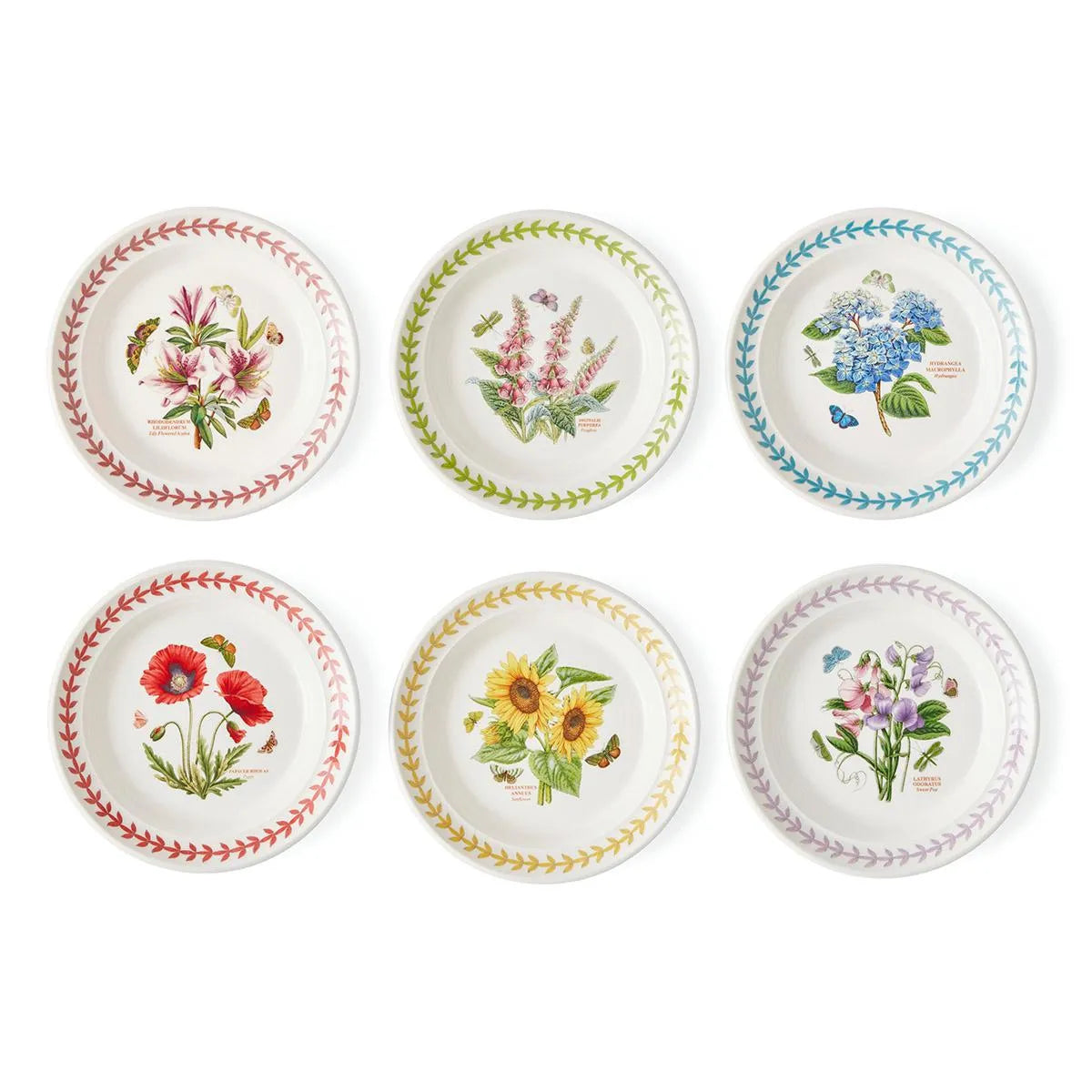 Botanic Garden Meadow Set of 6 Side Plates, Assorted