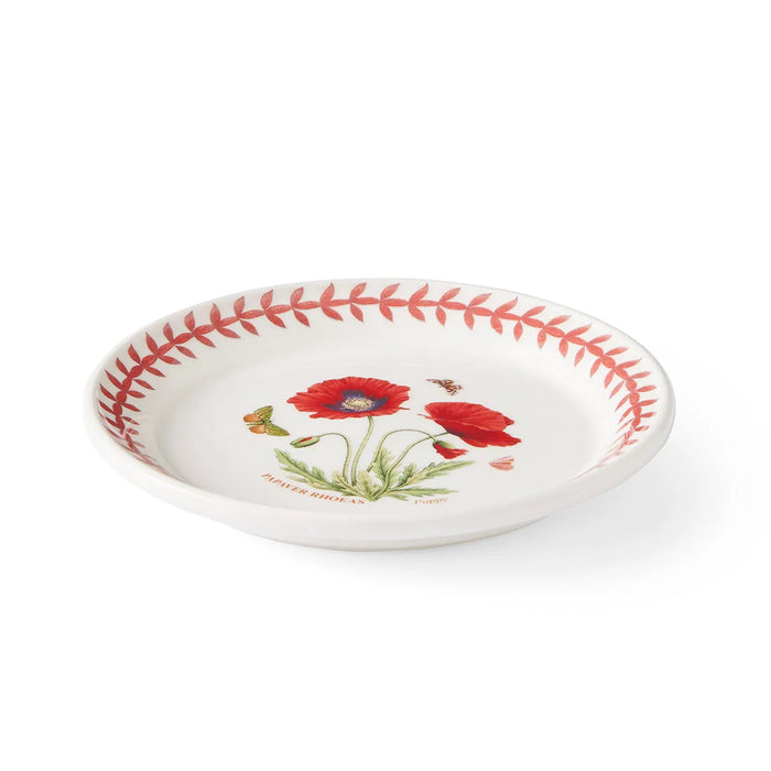 Botanic Garden Meadow Bread Plate, Poppy