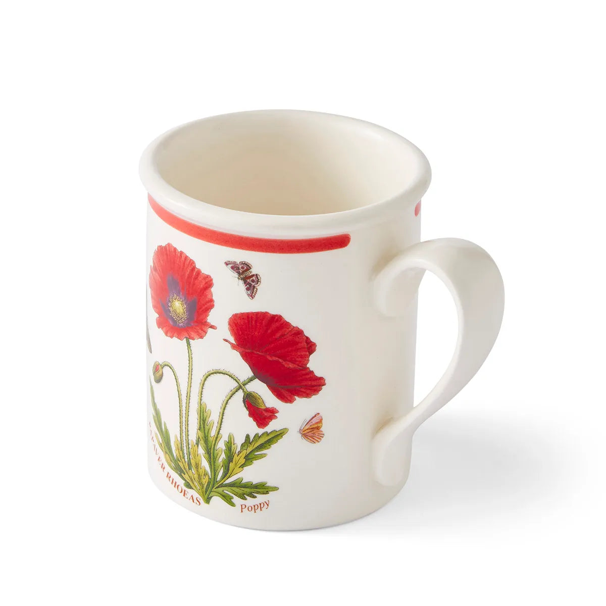 Botanic Garden Meadow Breakfast Mug, Poppy