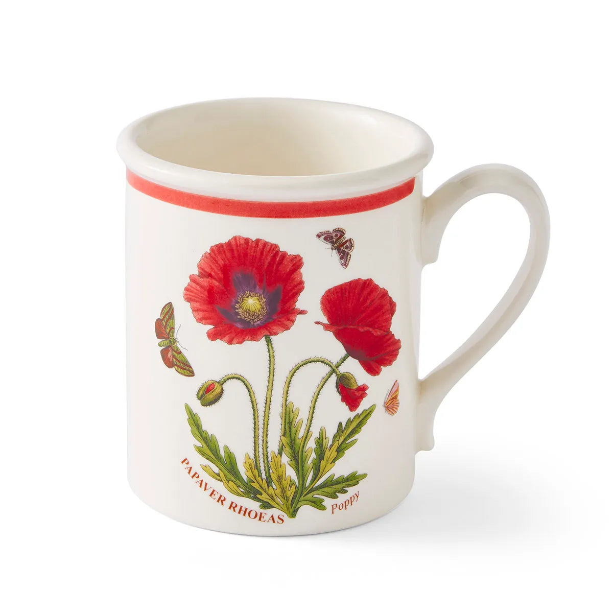 Botanic Garden Meadow Breakfast Mug, Poppy