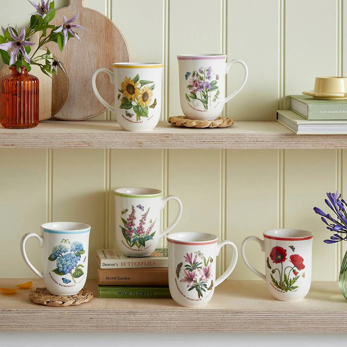 Botanic Garden Meadow Tulip Mug, Hydrangea