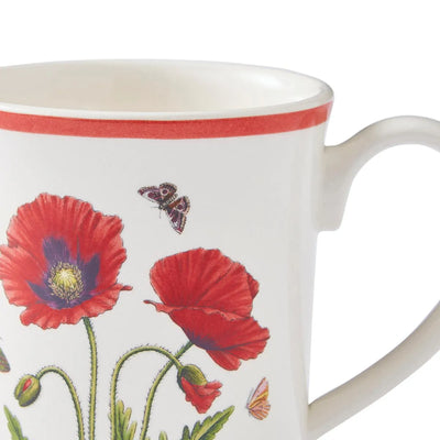 Botanic Garden Meadow Tulip Mug, Poppy