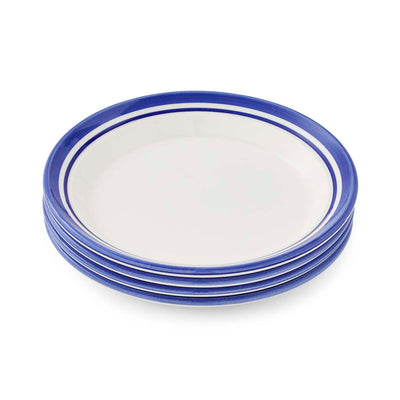 Potter's Stripe Set of 4 Side Plates, Blue