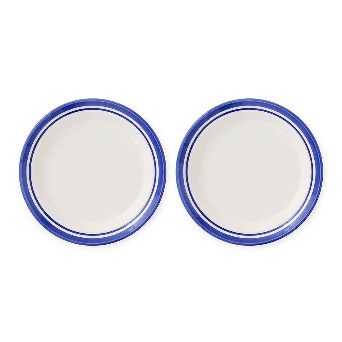 Potter's Stripe Set of 4 Side Plates, Blue