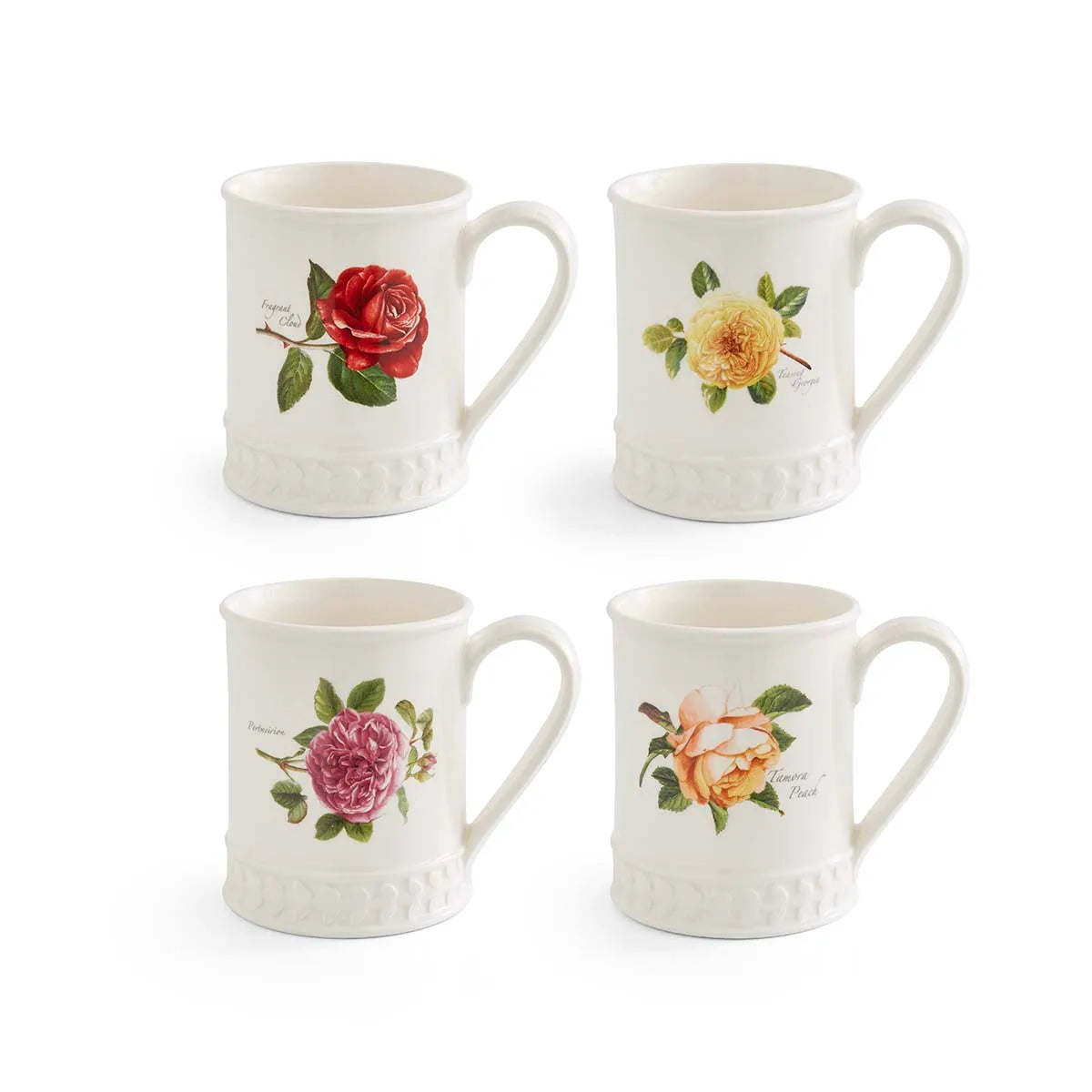 Botanic Roses Set of 4 Tankards