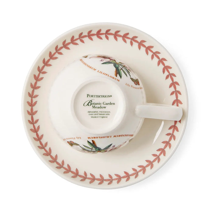 Botanic Garden Meadow Breakfast Teacup & Saucer, Azalea