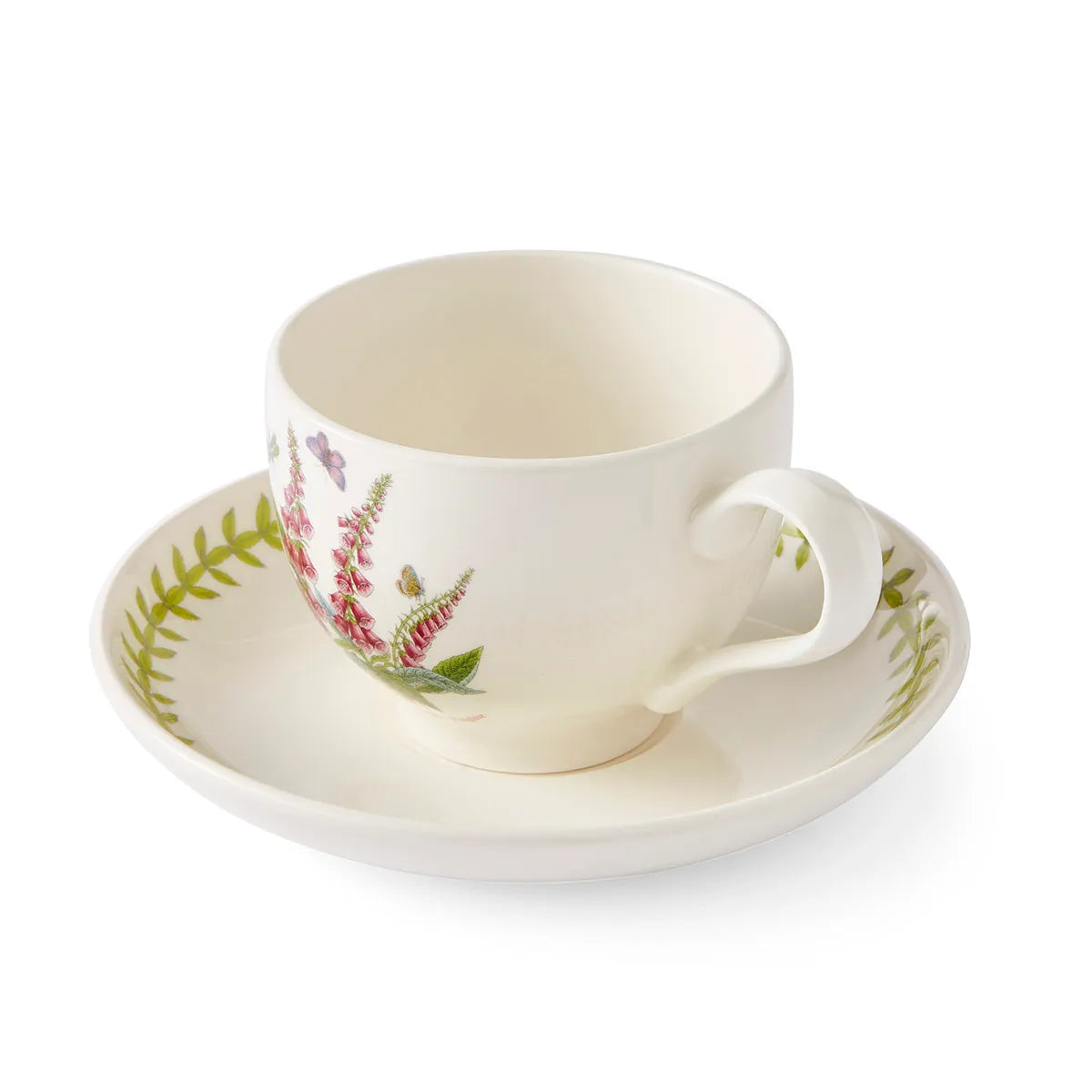 Botanic Garden Meadow Breakfast Teacup & Saucer, Foxglove