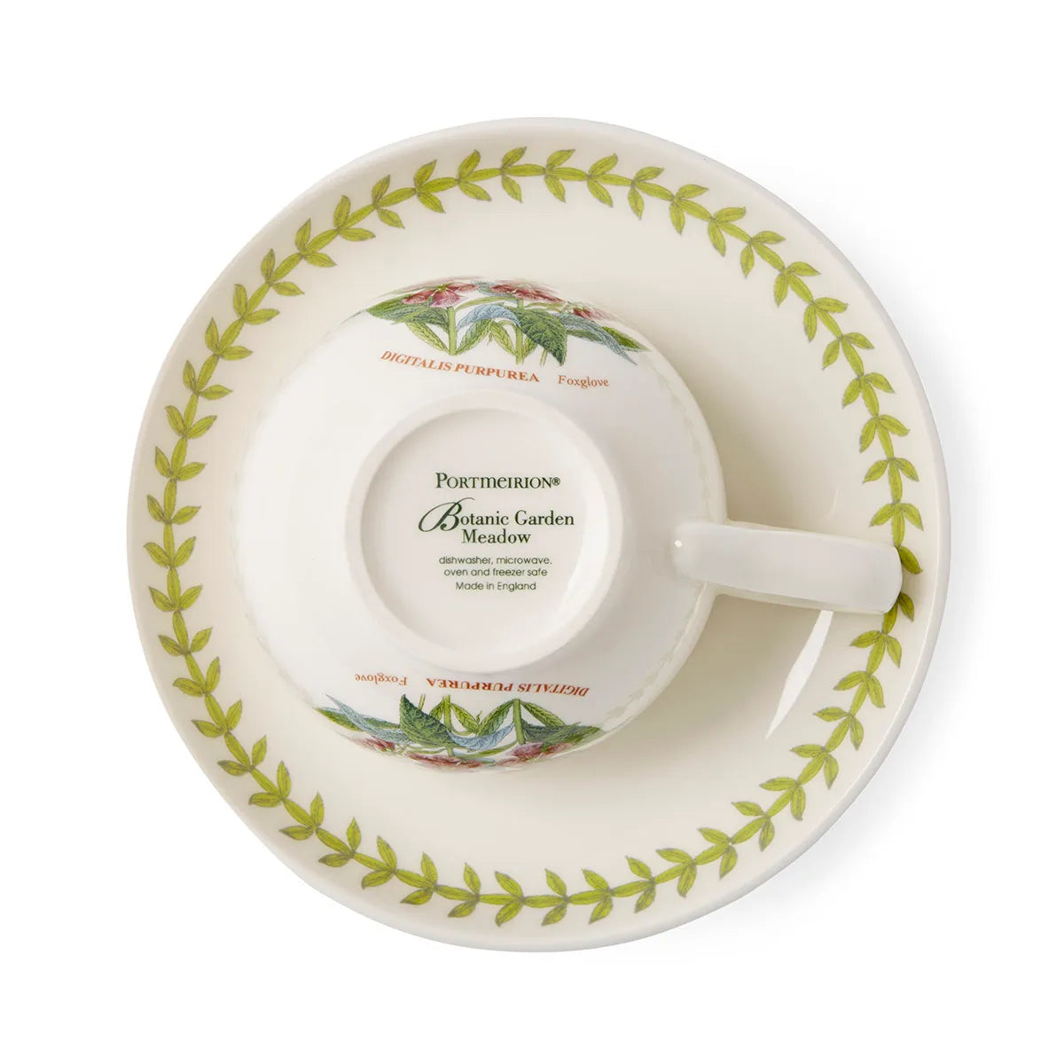 Botanic Garden Meadow Breakfast Teacup & Saucer, Foxglove