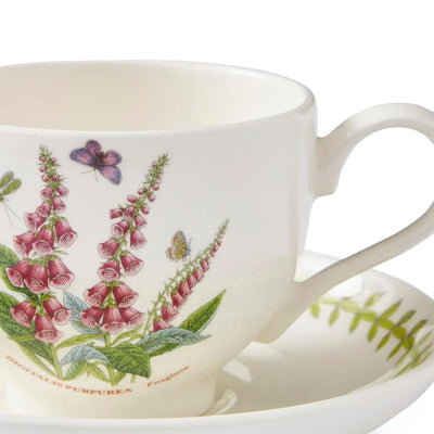 Botanic Garden Meadow Breakfast Teacup & Saucer, Foxglove