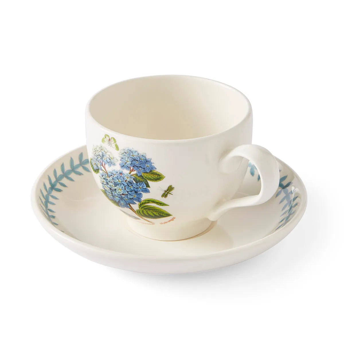 Botanic Garden Meadow Breakfast Teacup & Saucer, Hydrangea