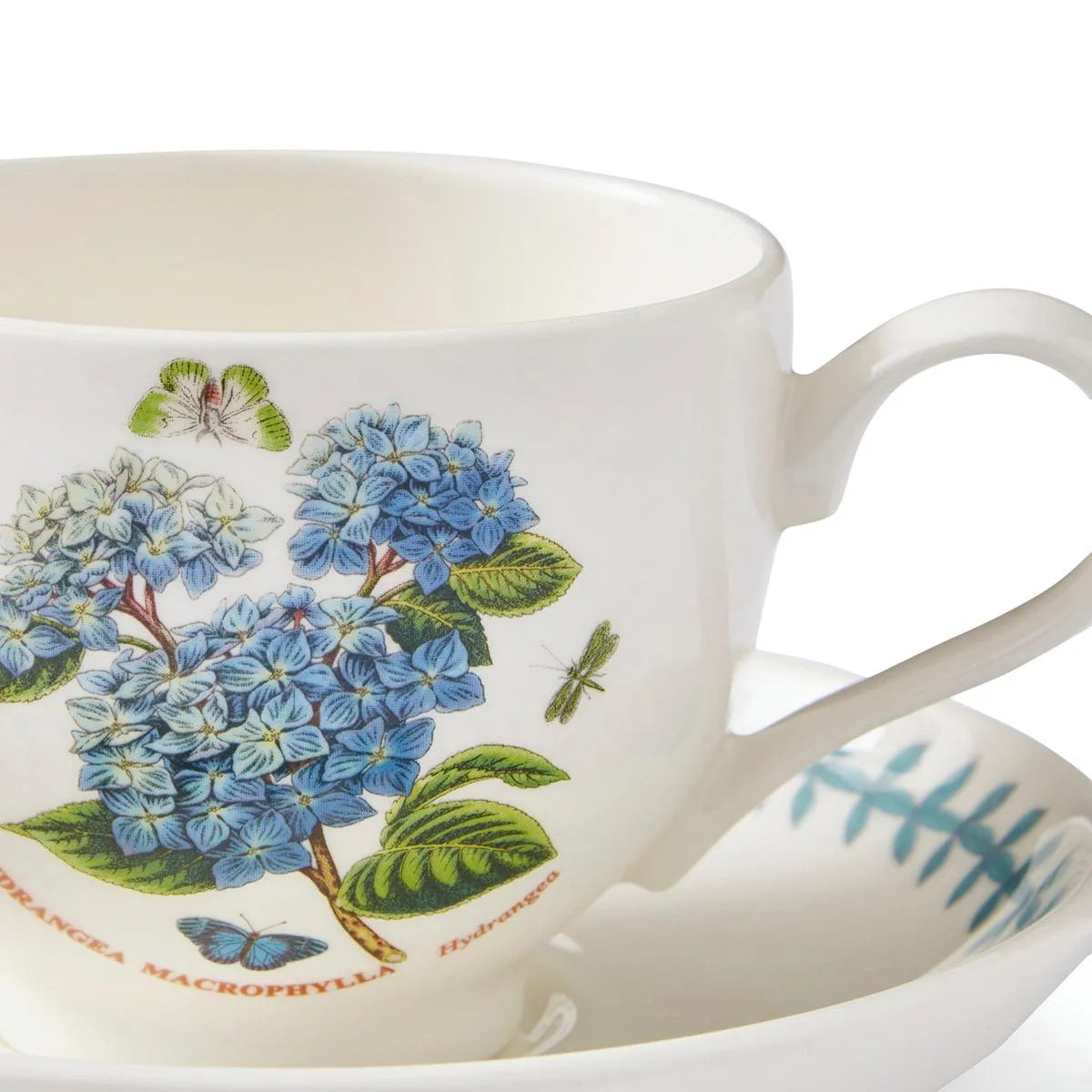 Botanic Garden Meadow Breakfast Teacup & Saucer, Hydrangea