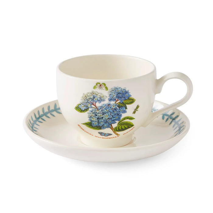 Botanic Garden Meadow Breakfast Teacup & Saucer, Hydrangea