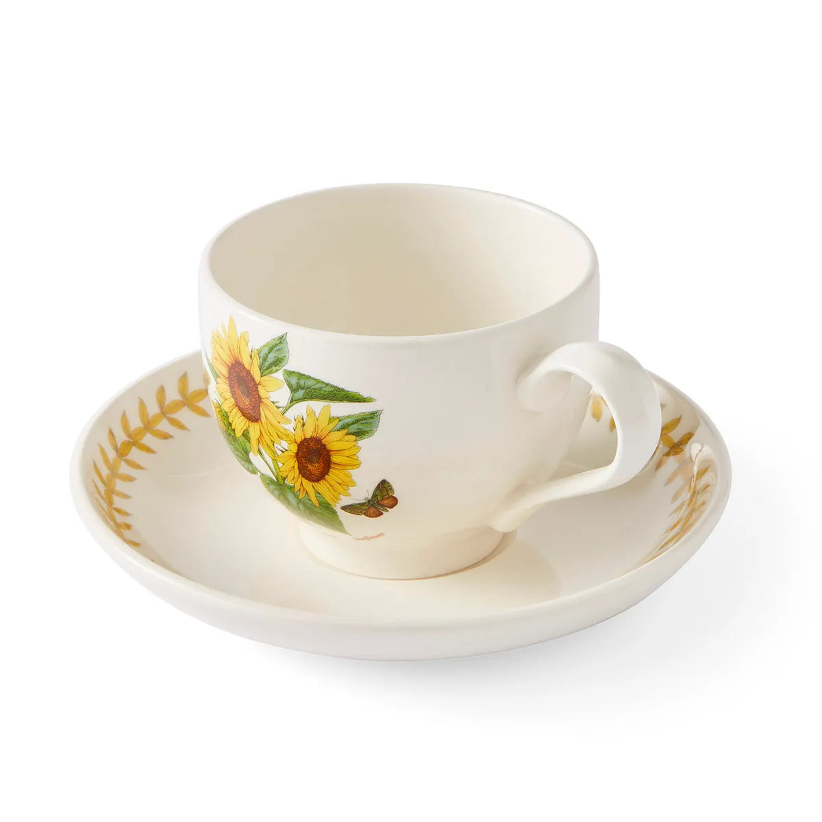 Botanic Garden Meadow Breakfast Teacup & Saucer, Sunflower