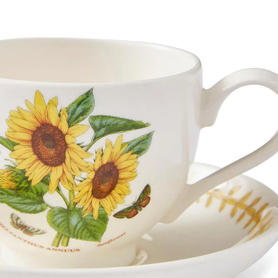 Botanic Garden Meadow Breakfast Teacup & Saucer, Sunflower