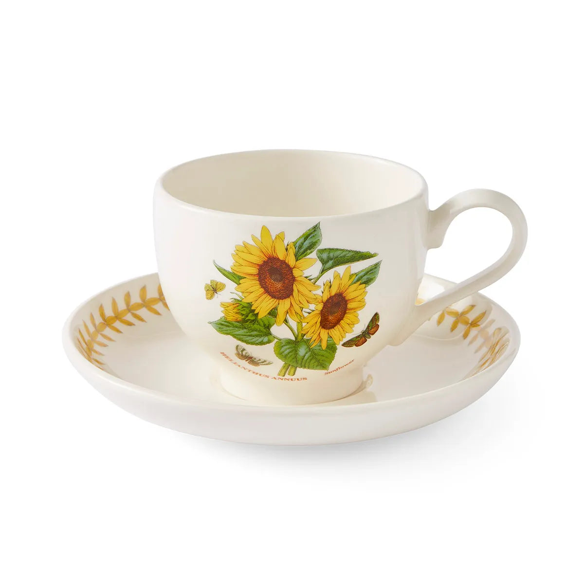 Botanic Garden Meadow Breakfast Teacup & Saucer, Sunflower