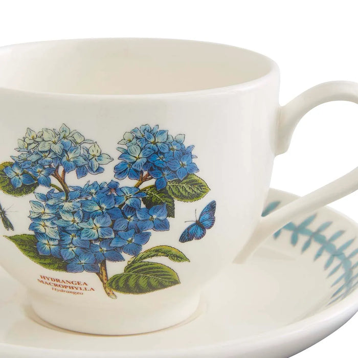 Botanic Garden Meadow Teacup & Saucer, Hydrangea