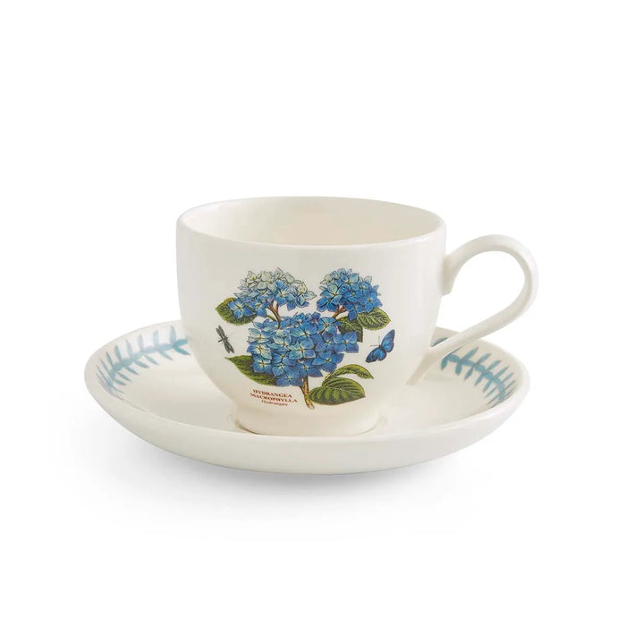 Botanic Garden Meadow Teacup & Saucer, Hydrangea