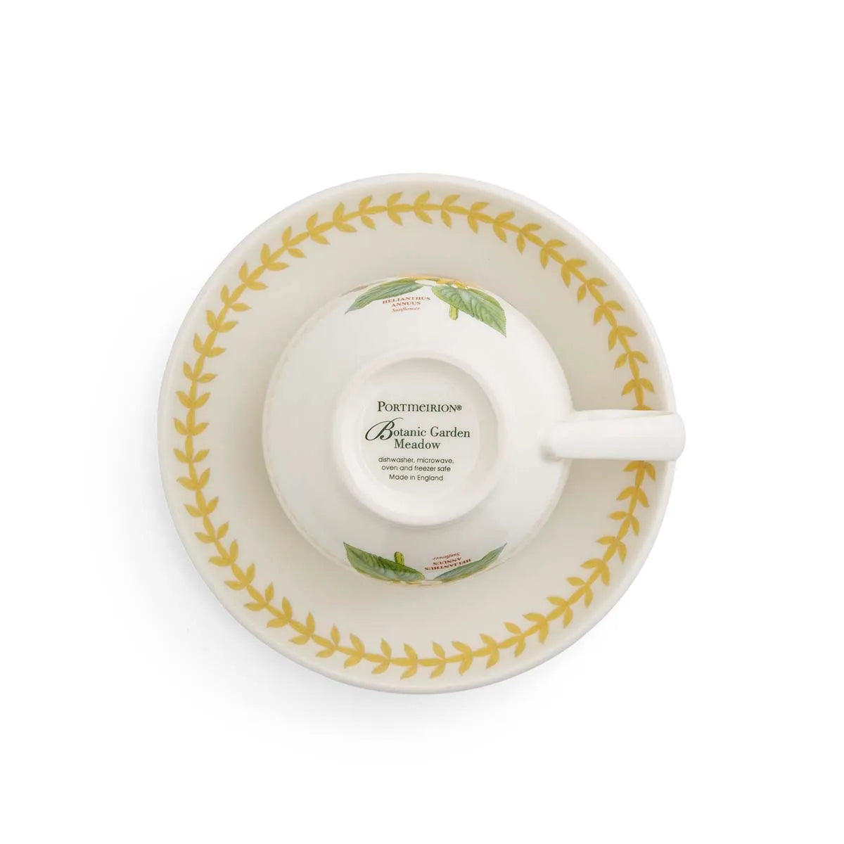 Botanic Garden Meadow Teacup & Saucer, Sunflower