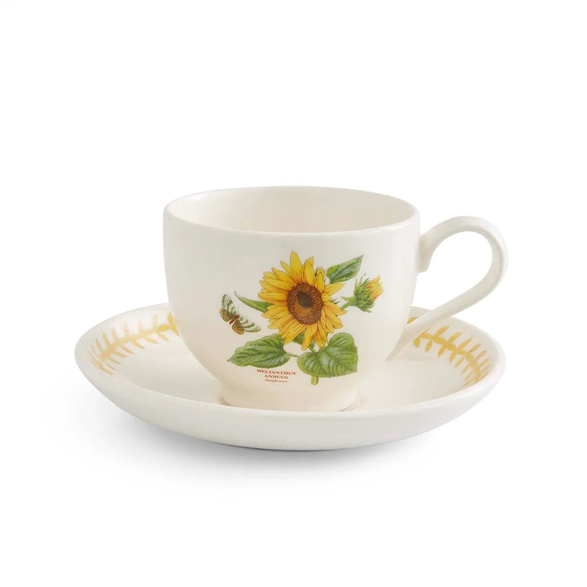 Botanic Garden Meadow Teacup & Saucer, Sunflower